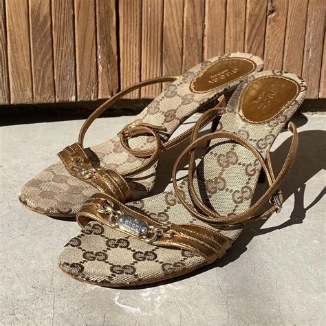 gucci ivory sandals|authentic Gucci sandals.